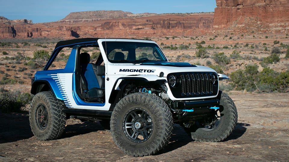Driving The Jeep Magneto 2.0 EV: A Concept Rooted In Reality